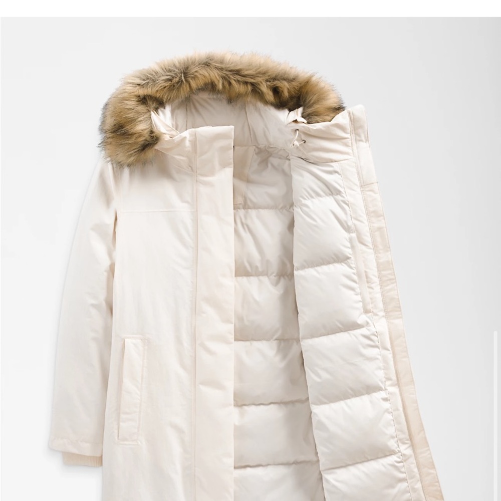 NWT North Face Arctic Parker Medium White
